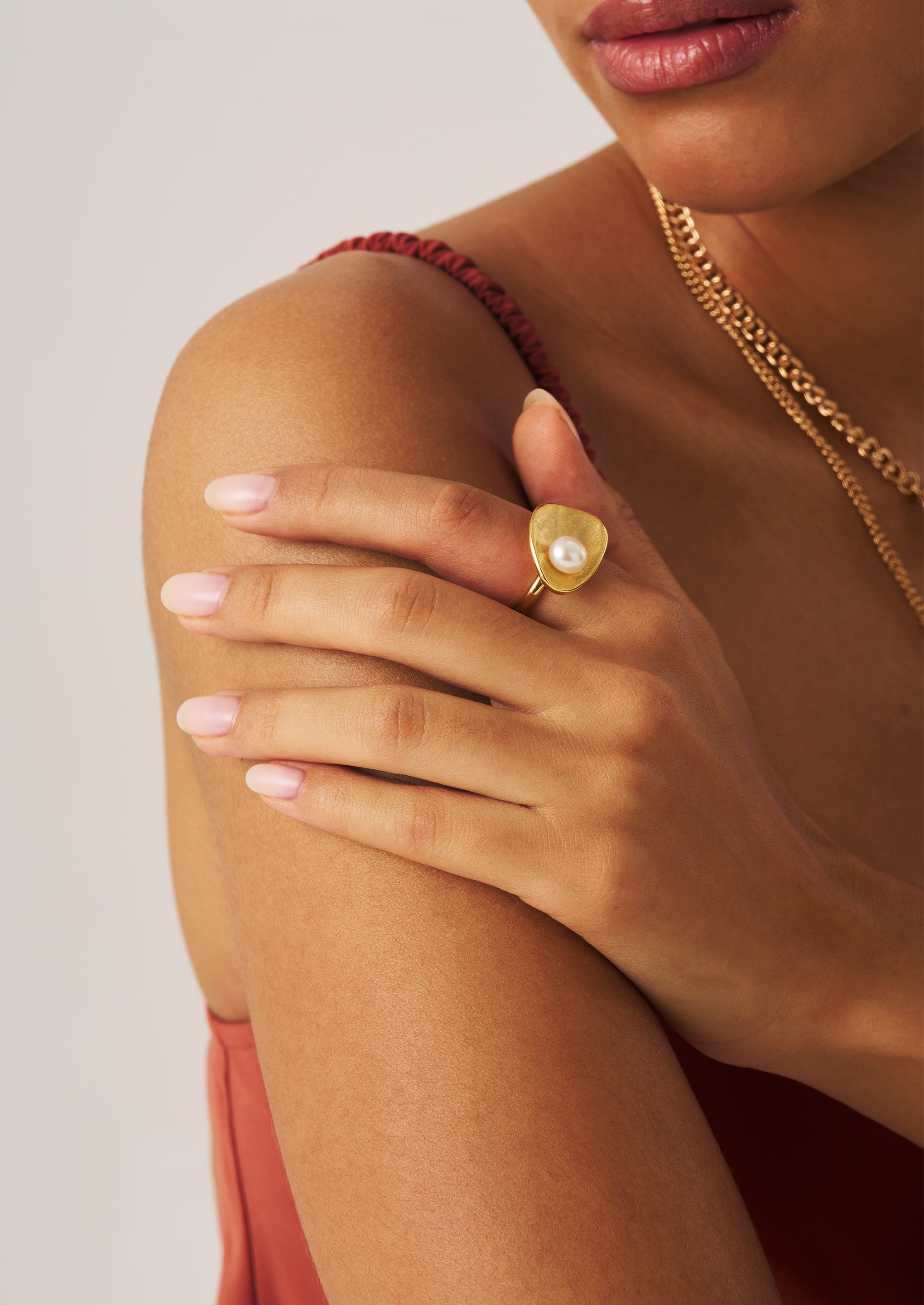 Pearl Statement Ring