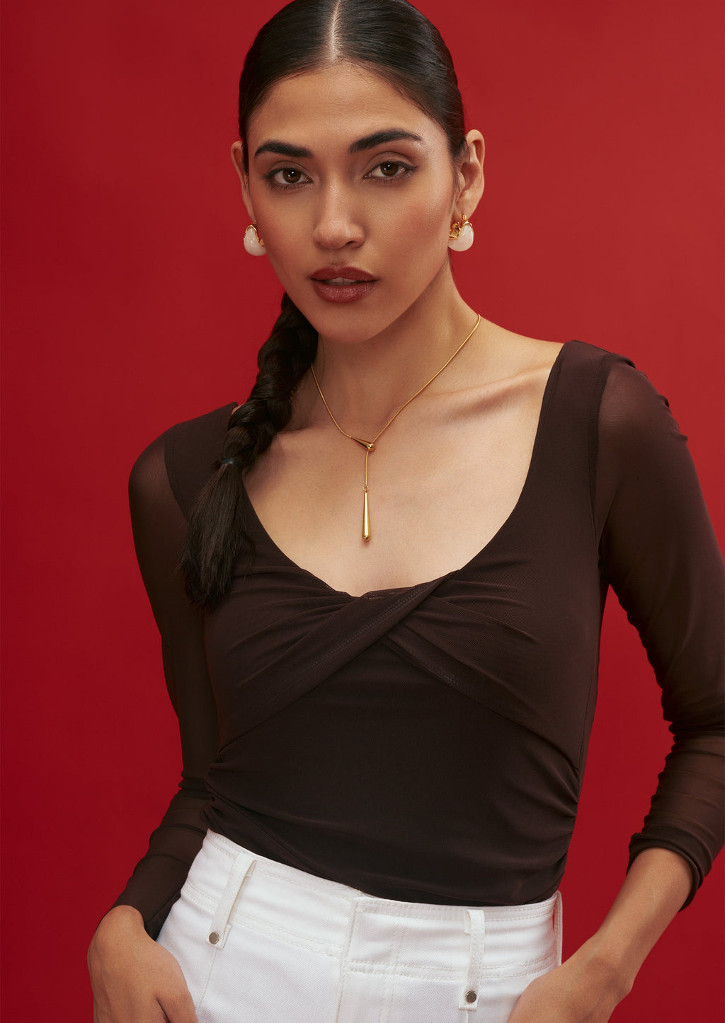 Sculptural Hoop Earrings