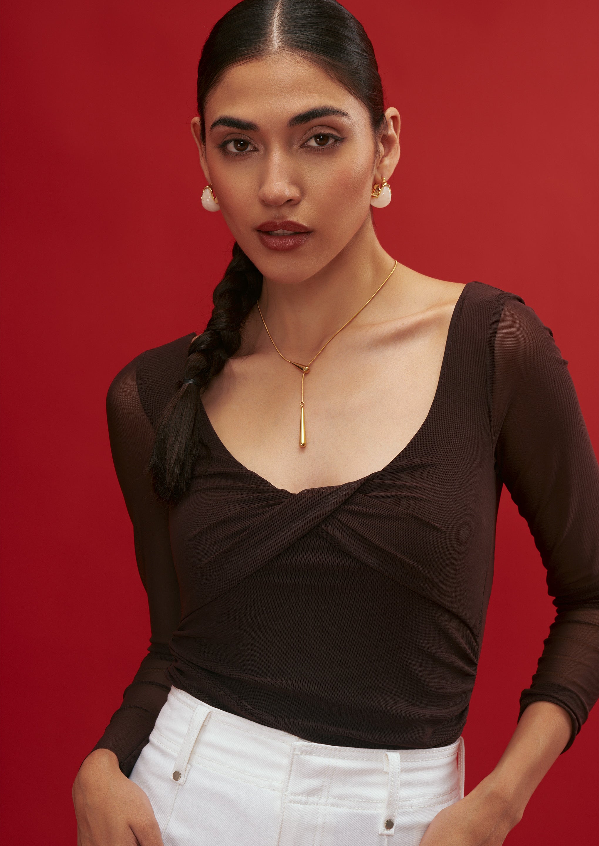 Sculptural Hoop Earrings