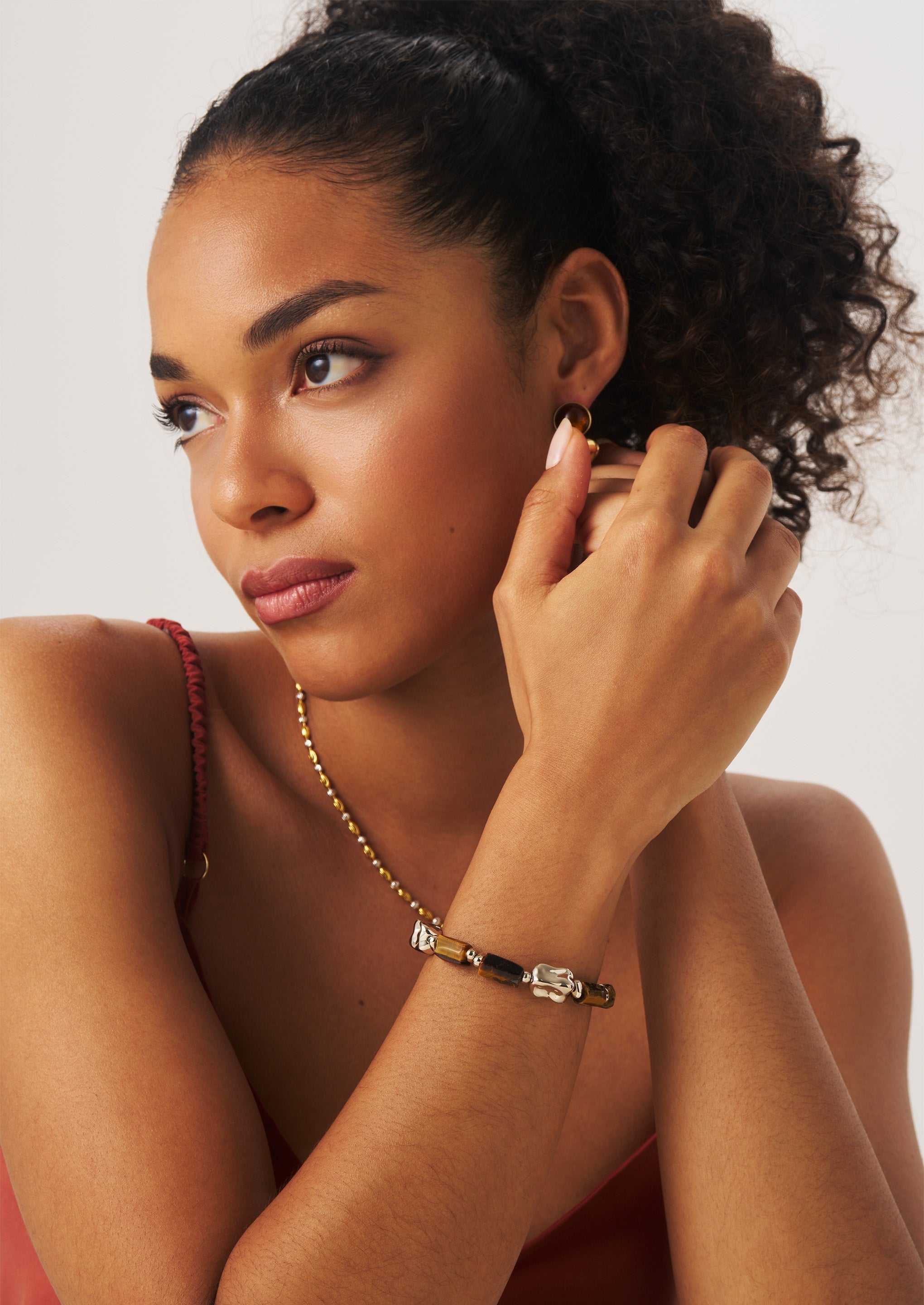 Tiger Eye Irregular Bracelet