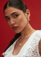 Rose Wreath Stud Earrings