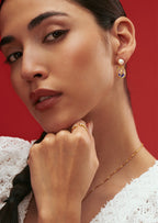 Rose Wreath Stud Earrings