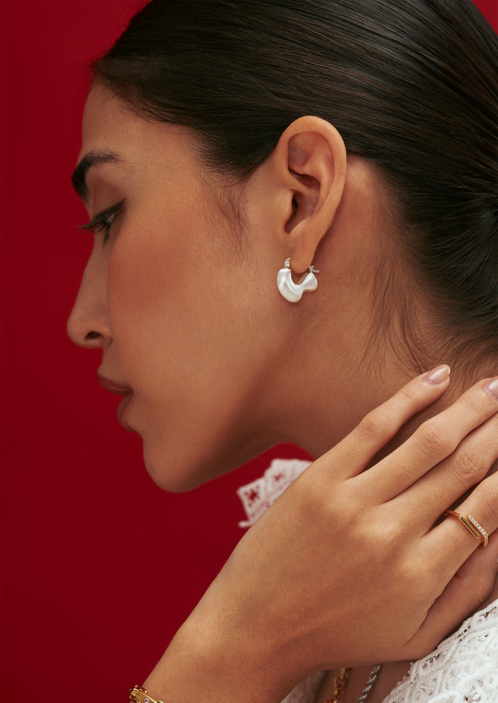 Horseshoe Hoop Earrings