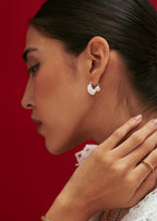 Horseshoe Hoop Earrings