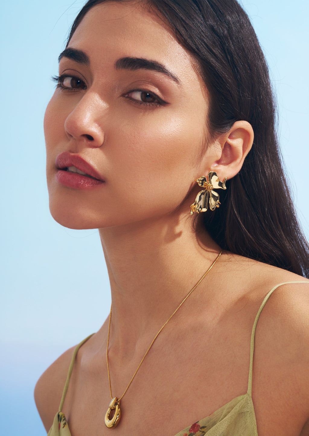 Flower Drop Earrings