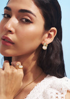 Molten Gemstone Stud Earrings