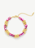 Shell Gold Link Bracelet