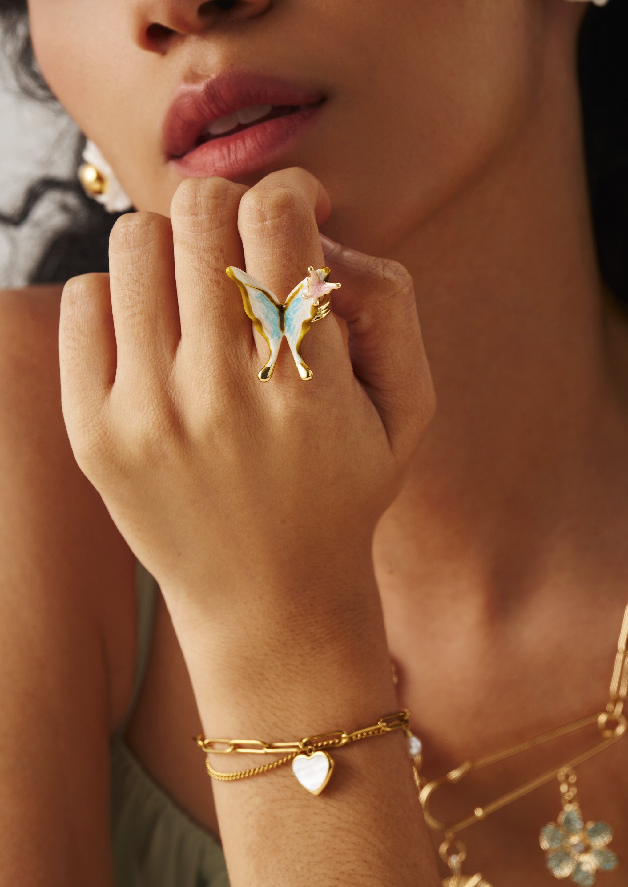 Fantasy Butterfly Open Ring