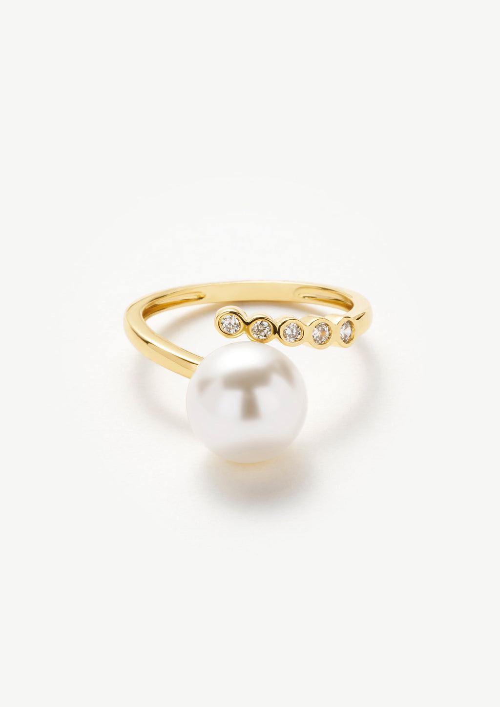 Pave Pearl Ring