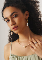 Baroque Pearl Drop Earrings