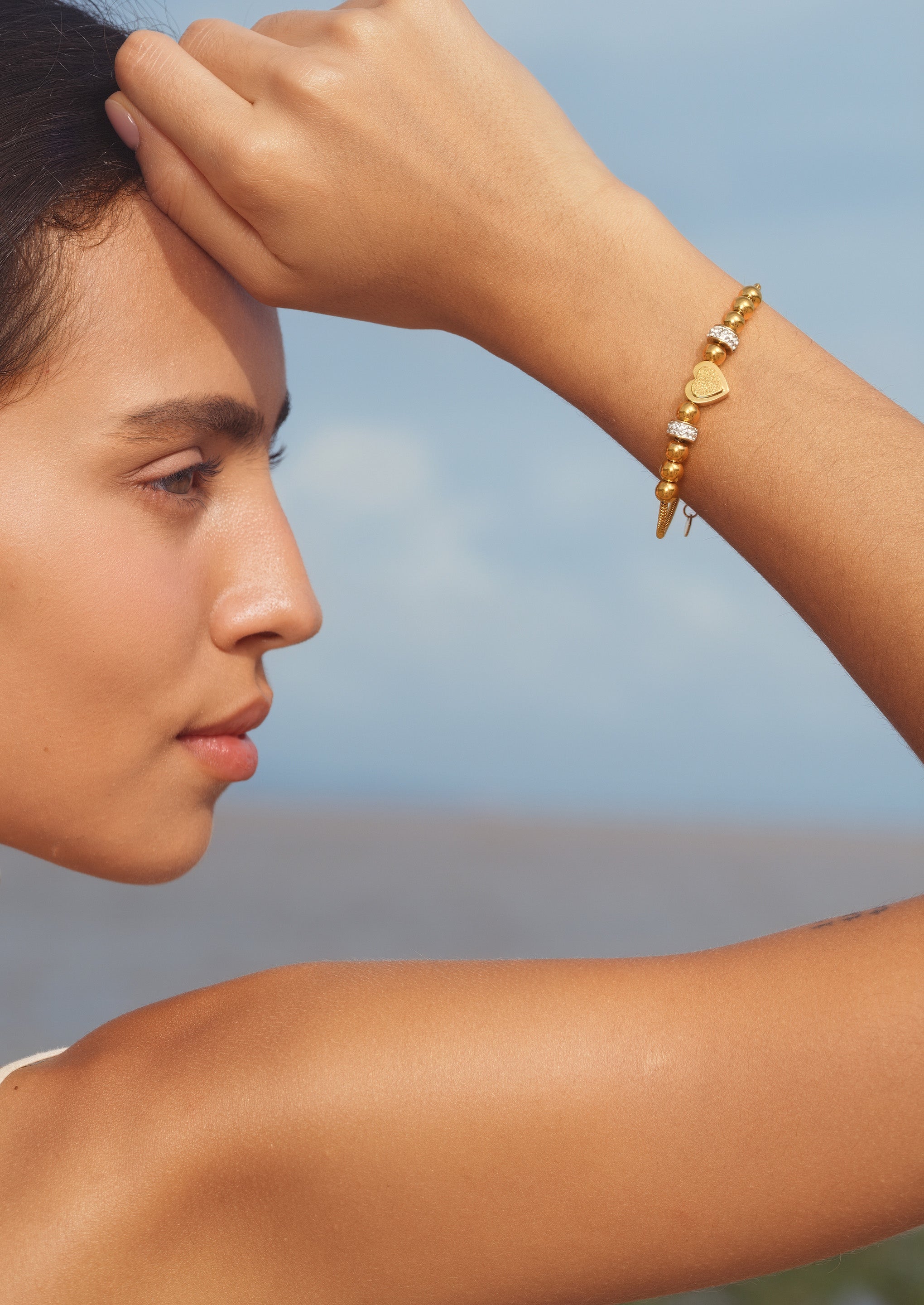 Heart Beaded Bracelet