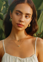 Double Heart Chain Necklace