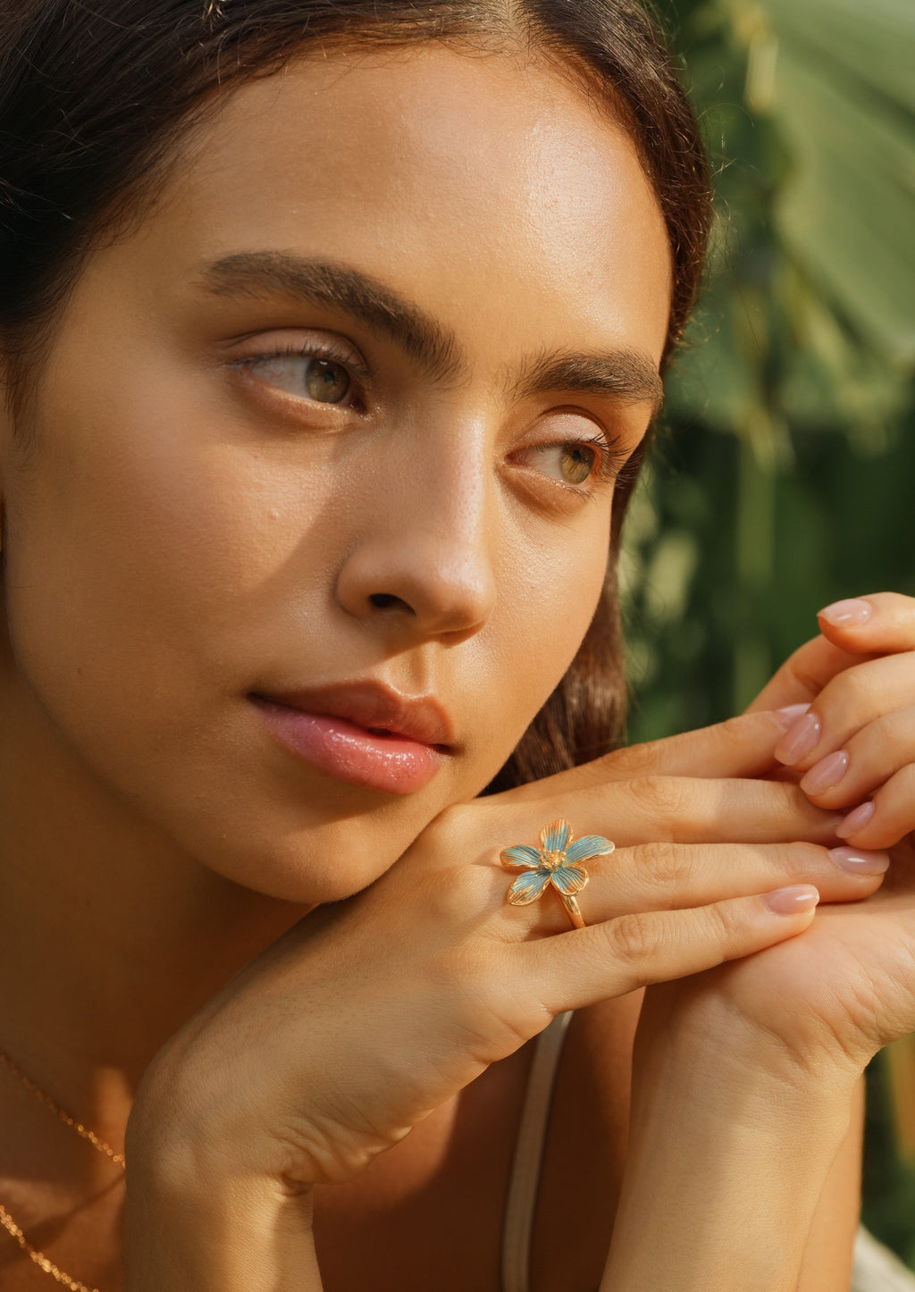 Gold Flower Ring