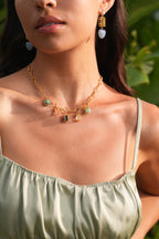 Iridescent Cube Necklace