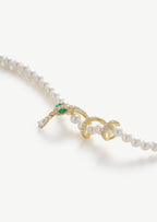Serpent Pearl Necklace