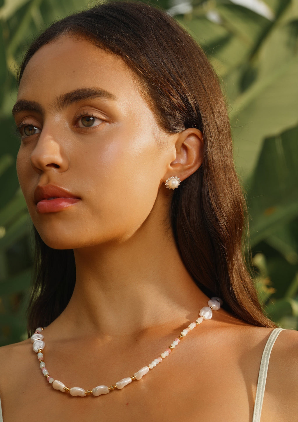 Bloom Pearl Stud Earrings