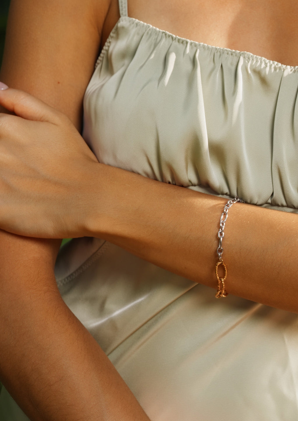 Duet Link Chain Bracelet