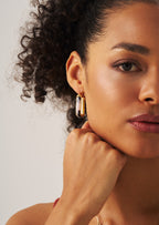 Gradient Square Hoop Earrings