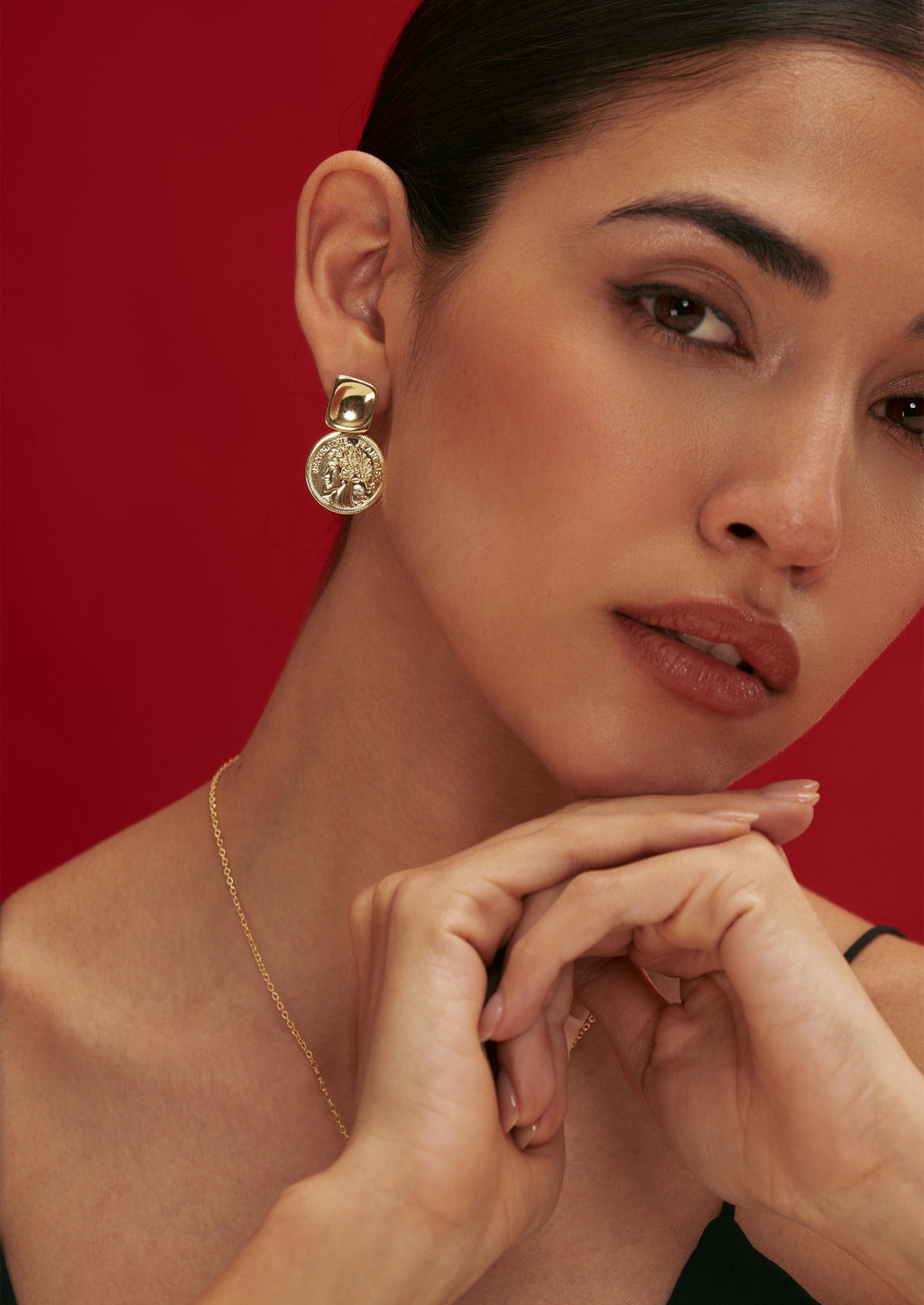 Roman Coin Earrings