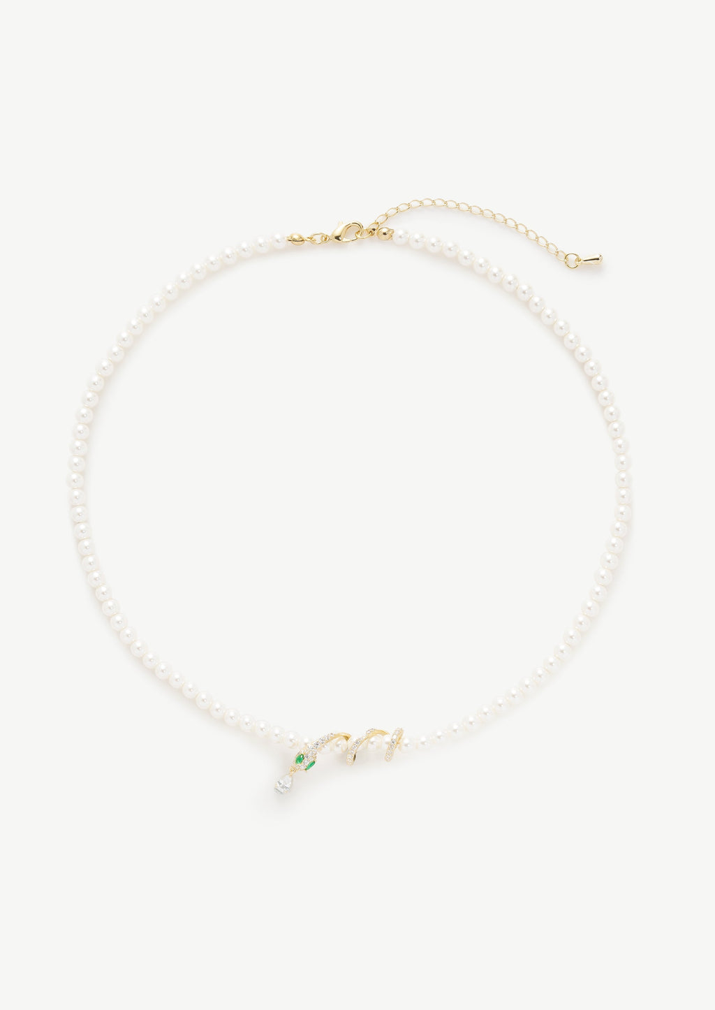 Serpent Pearl Necklace