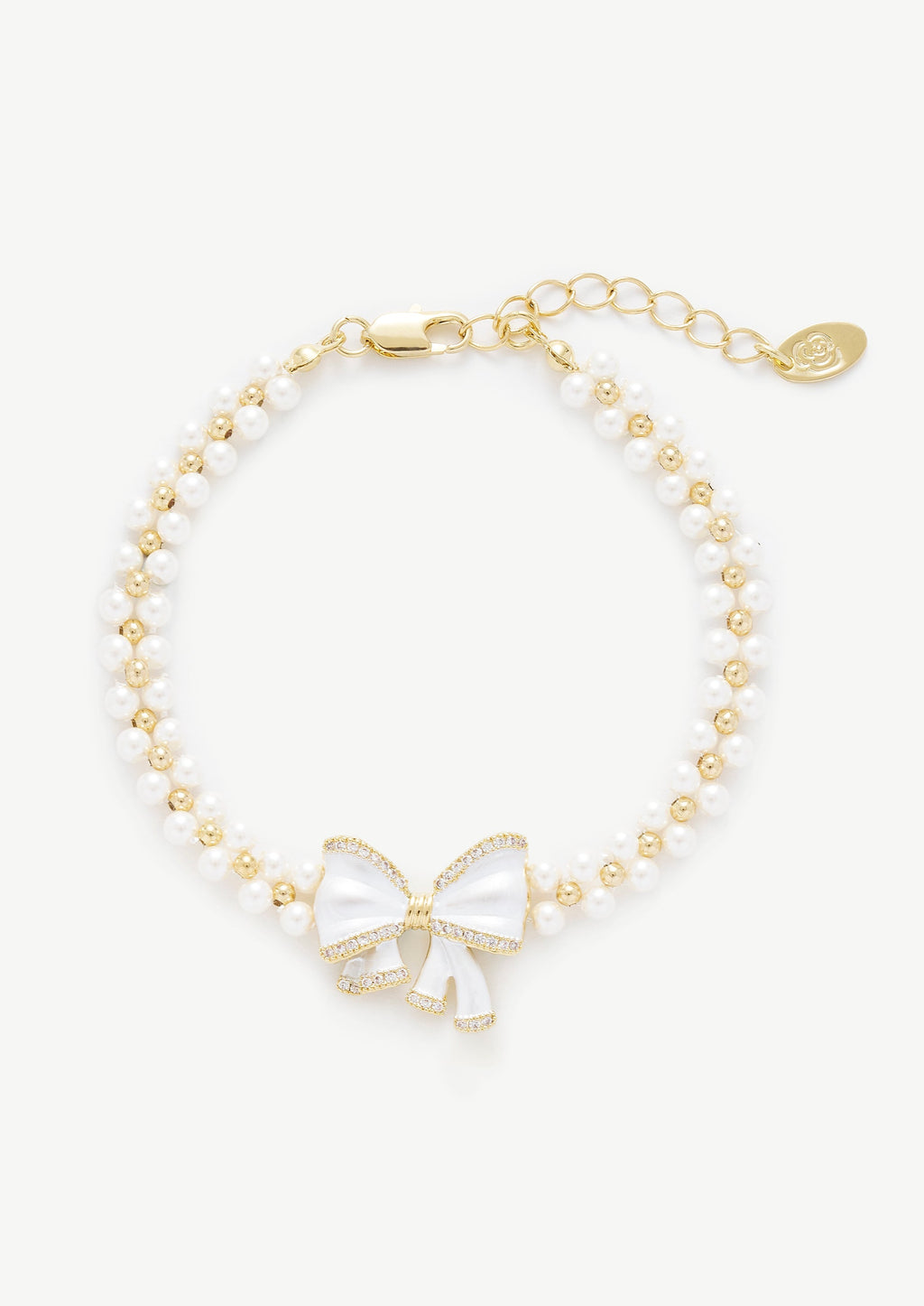 Bow Pearl Bracelet
