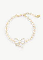 Bow Pearl Bracelet