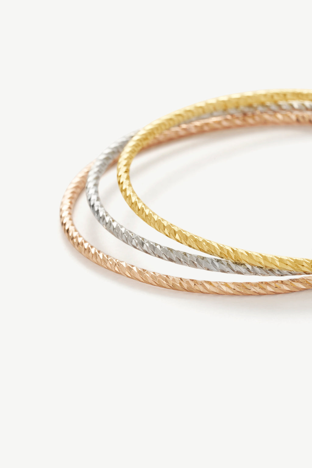 Classic Round Bangle Bracelet Set