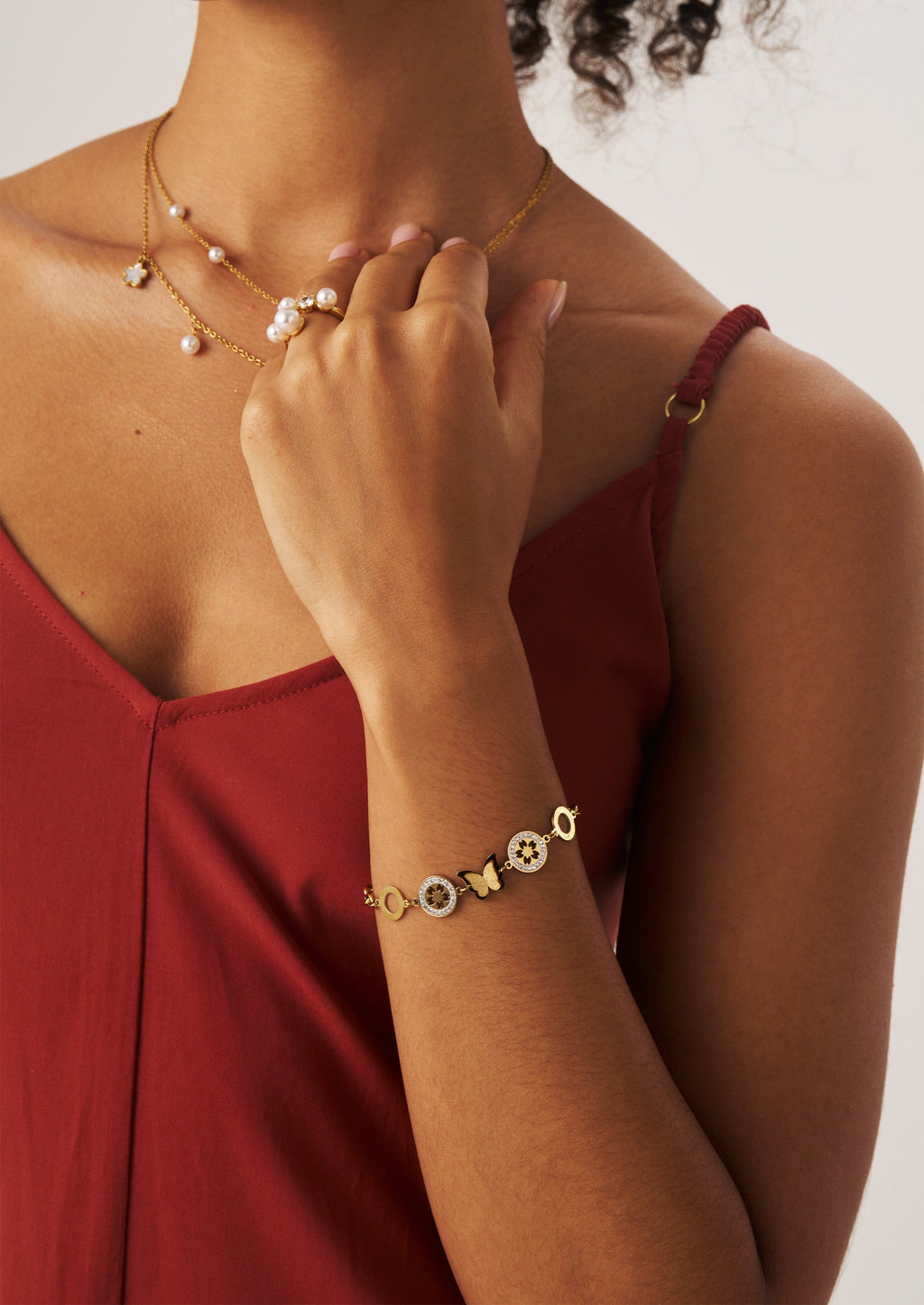 Butterfly Cherry Blossom Bracelet