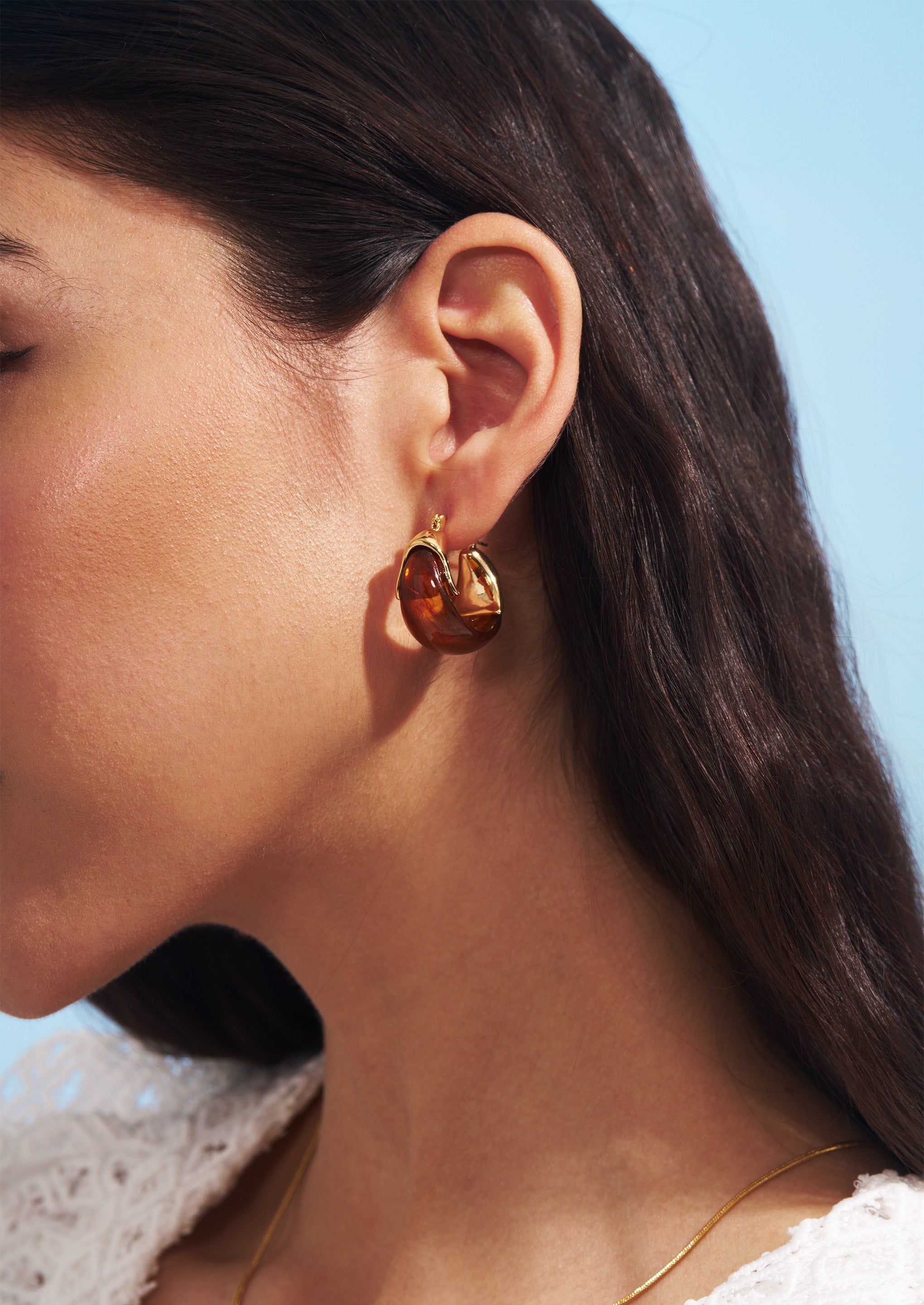 Sculptural Hoop Earrings