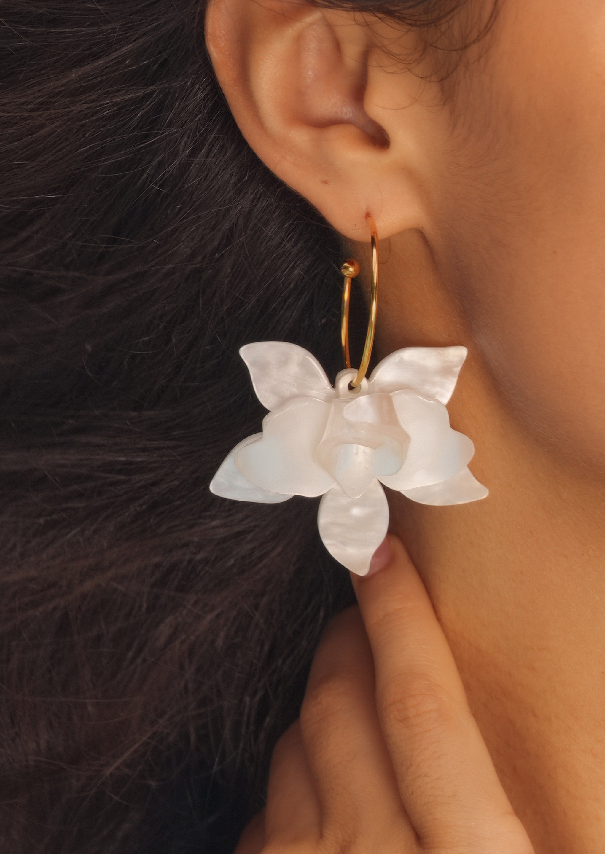 Blossom Hoop Earrings