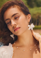 Blossom Hoop Earrings