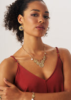 Sun Charm Pendant Necklace