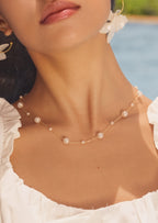 Pearl Station Necklace