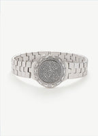 Pave Cluster Watch Bracelet