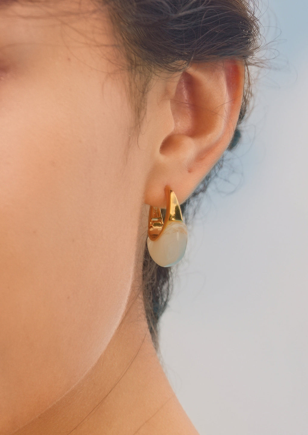 Waterdrop Hoop Earrings