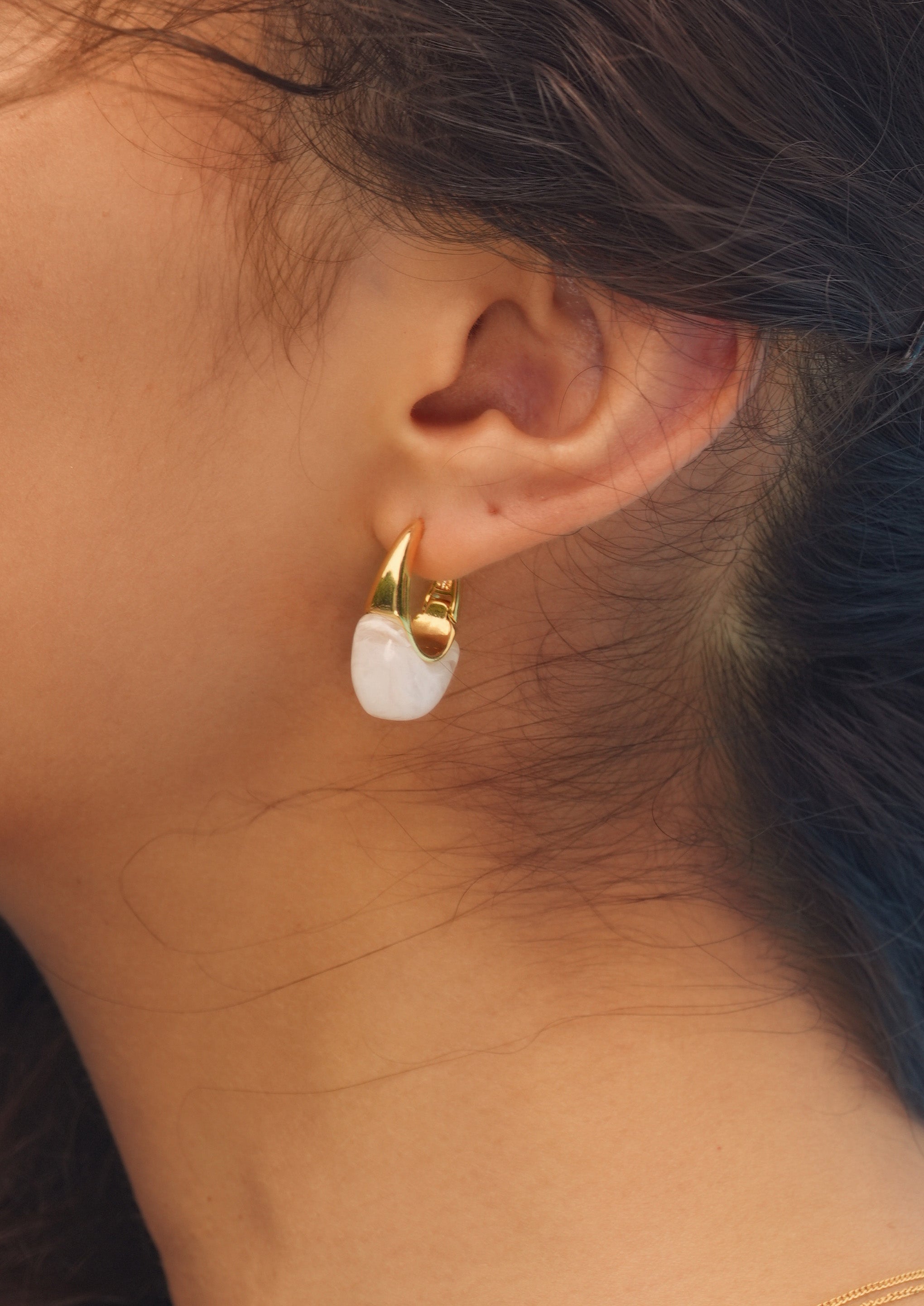 Waterdrop Hoop Earrings