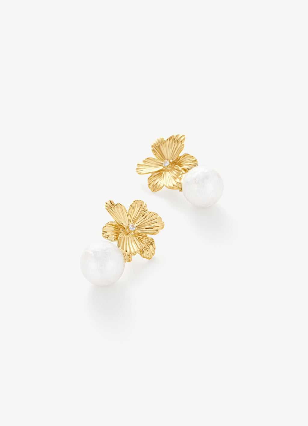 Bloom Pearl Drop Earrings