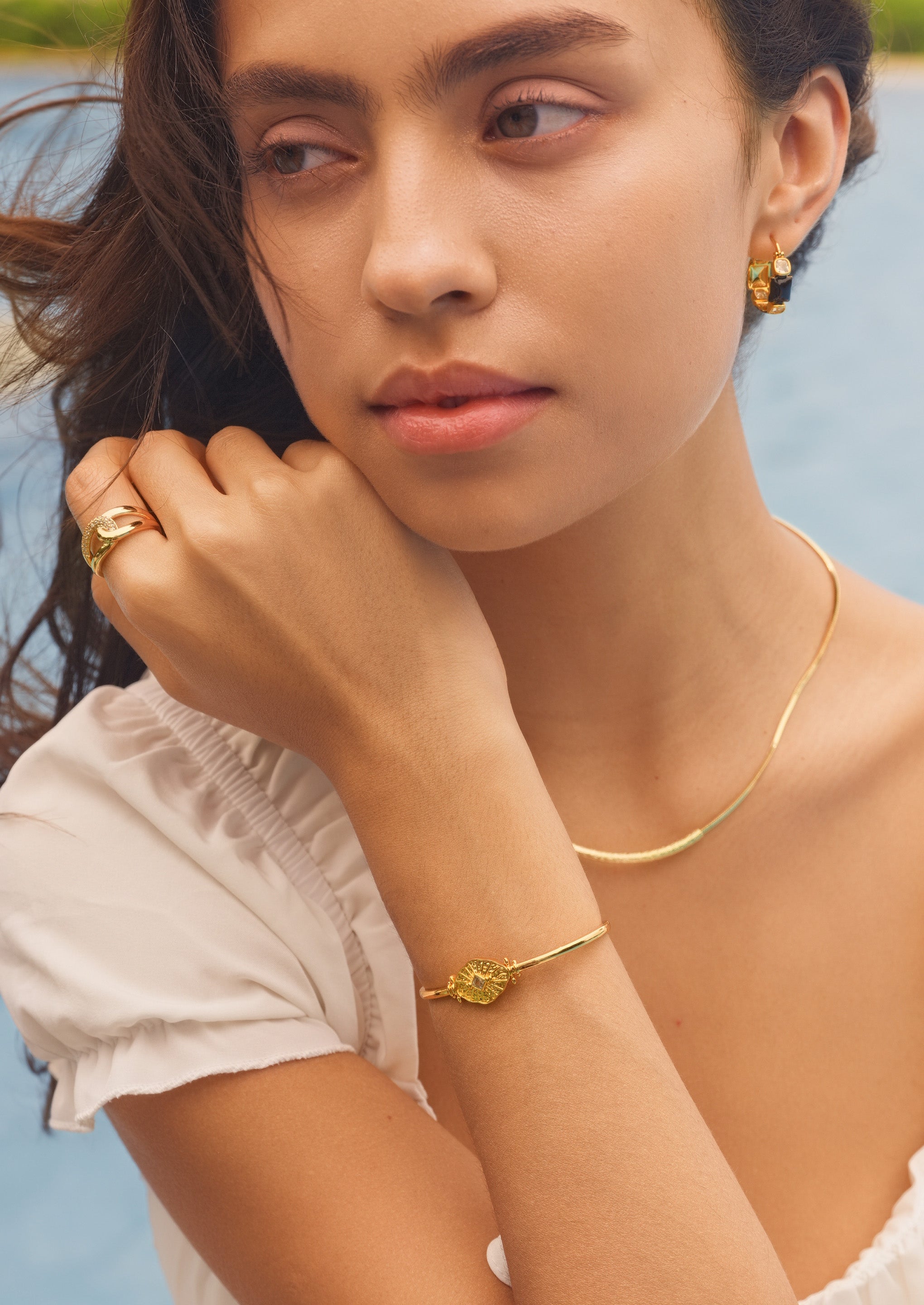 Light Catching Cuff Bracelet