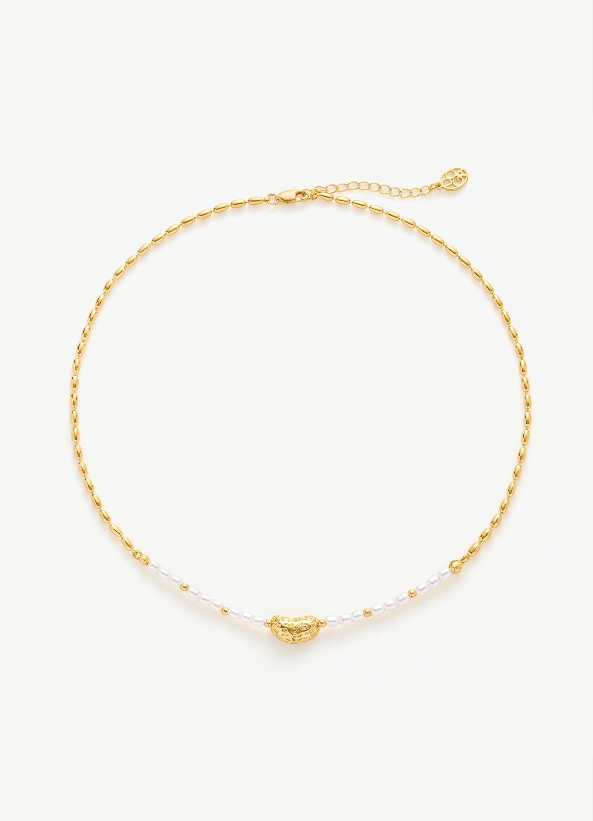 Elegant Pearl Gold Necklace