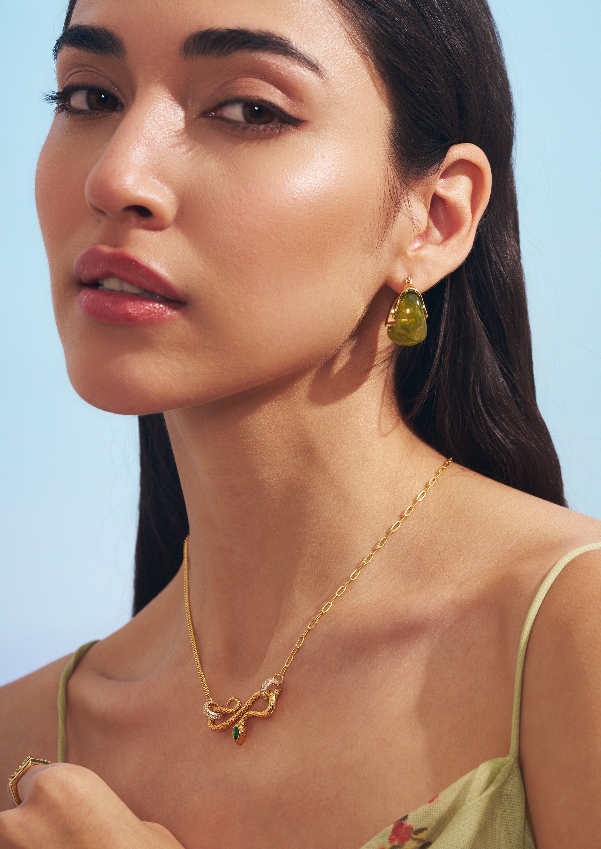 Sculptural Hoop Earrings