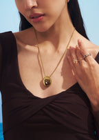 Oval Pendant Necklace