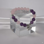 Rose quartz & amethyst