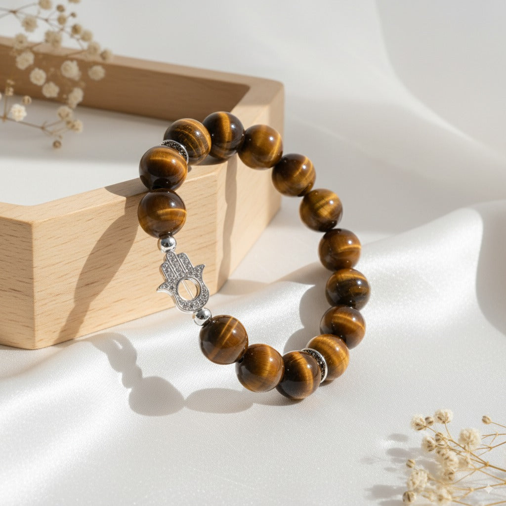 Yellow Tiger Eye Stone AB 12#