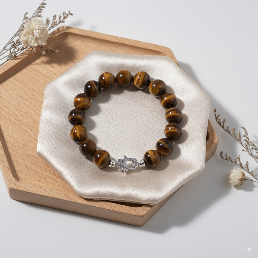 Yellow Tiger Eye Stone AB 12#