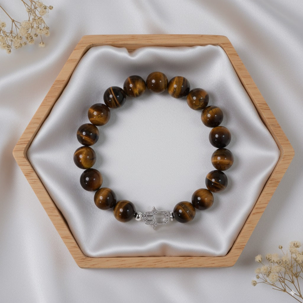 Yellow Tiger Eye Stone AB 12#