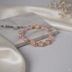 Pink cat's eye stone