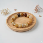 Yellow chalcedony & red agate