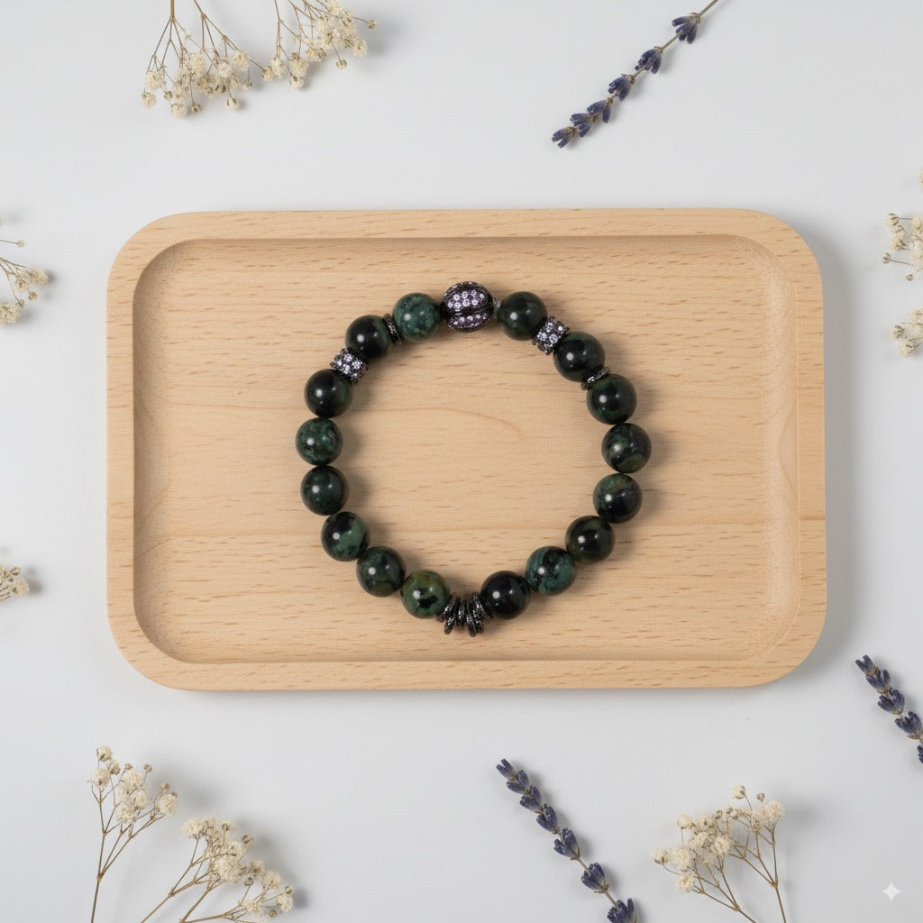 Green sparrow's eye stone 10#