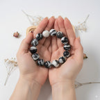 Black and White Zebra Stone 14#