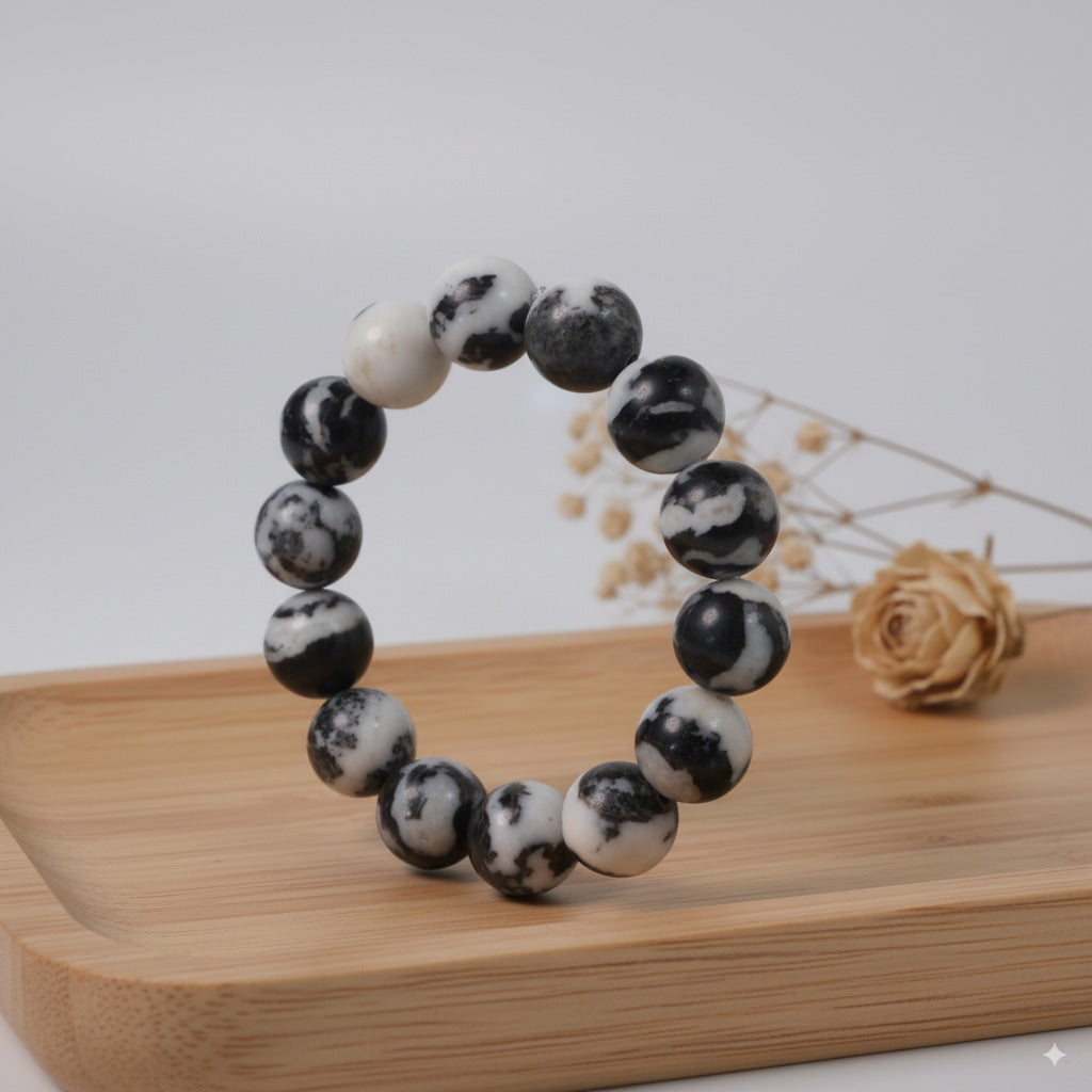 Black and White Zebra Stone 14#